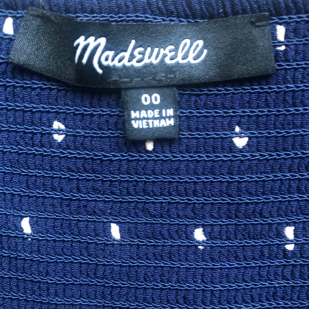 Madewell Ruffle-Strap Button-Front Dress - Picture 7 of 7